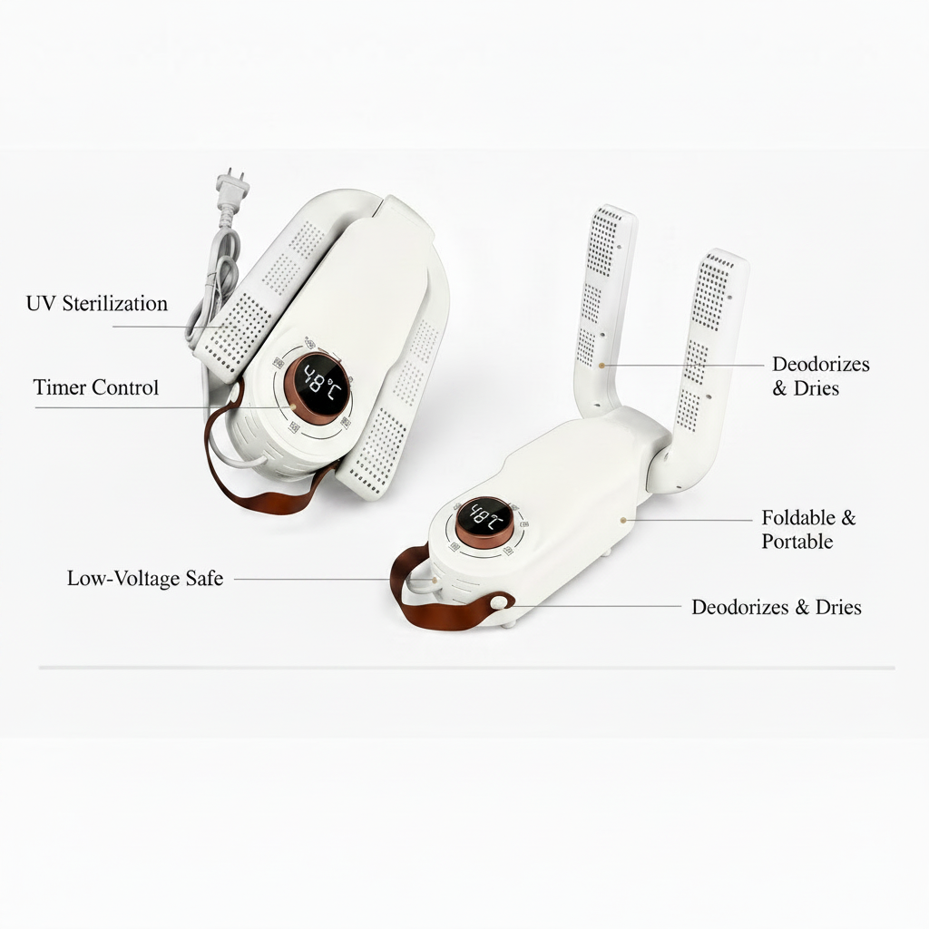 Shoe Dryer Infographic - Mobile Optimized