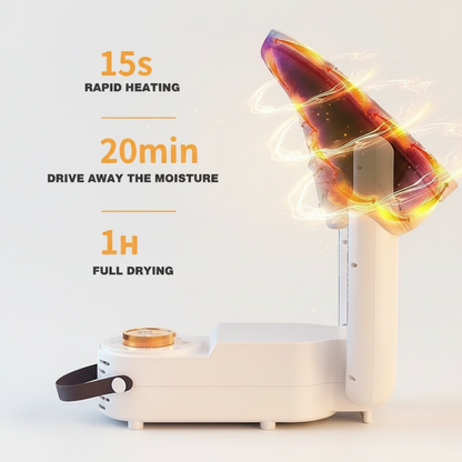 White Background Shoe Dryer - Apex Gadgets